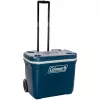 Coleman 50QT Xtreme rolkoelbox, blauw, kunststof, polyurethaan (PU), zwart, 47 l, 113 kg