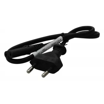 HP - netkabel - BS 1363 (M) naar IEC 60320 C7 - 0,5m - zwart - Midden-Oosten, Europa - voor Deskjet F4210, F4213, F4224, F4230, F4250, F4273, F4274, F4275, F4283, F4288, F4292, F