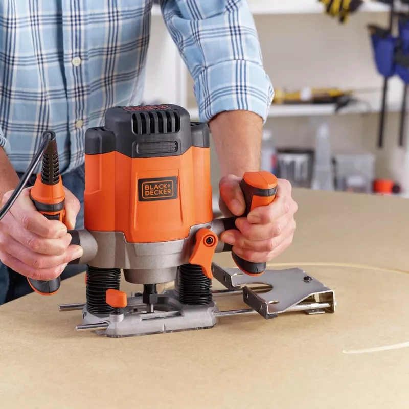 Bovenfrees Black+Decker KW1200E 1200W 8000 - 28000 tpm