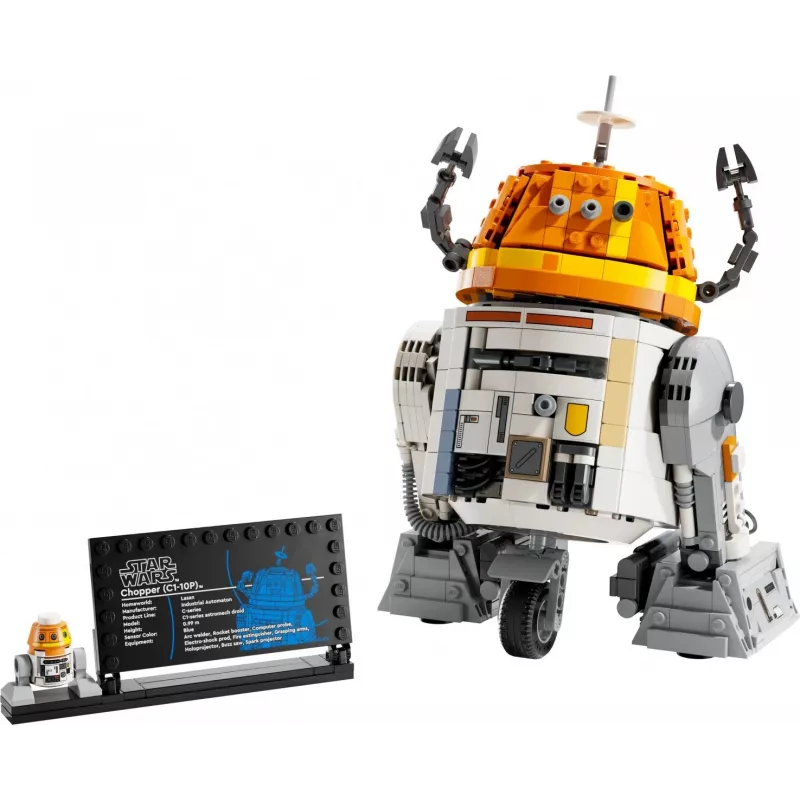 Constructieset LEGO Star Wars Chopper C1-10P Astromech-droidemodel 75416, 1039 onderdelen, leeftijd 10+, hoogte 220 mm