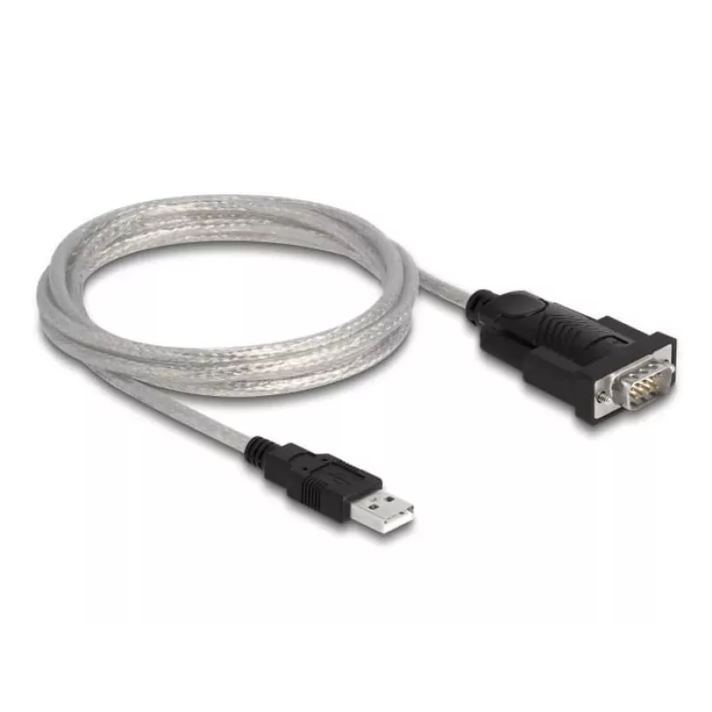 DeLOCK adapter USB 2.0 Type-A naar serieel RS-232 D-Sub 9 + D-Sub 25