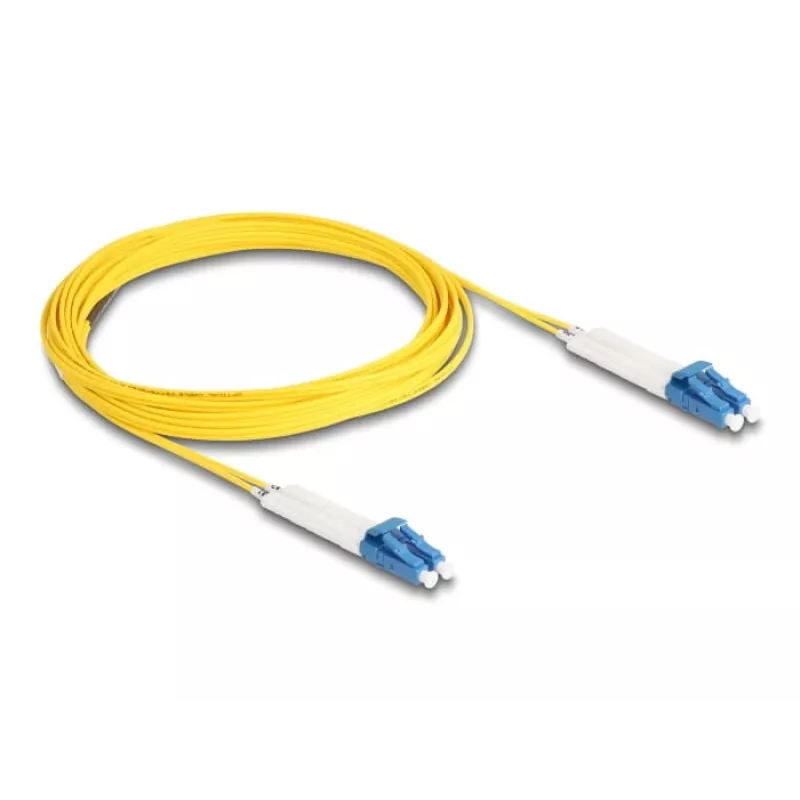 Optische vezel kabel DeLOCK 88073 LC Duplex naar LC Duplex OS2 5m