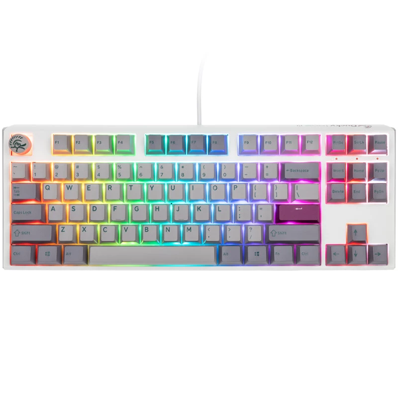 Ducky One 3 TKL toetsenbord gaming USB US English zilver