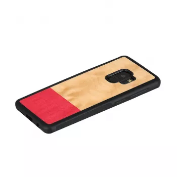 Smartphonehoesje man and wood voor Samsung Galaxy S9 — zwart Mismatch-design