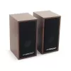 Luidspreker ESPERANZA EP122 2.0 bedrade desktop-luidsprekers, 2×6 W RMS, houten behuizing, volumeregeling met draaiknop, 60–20000 Hz