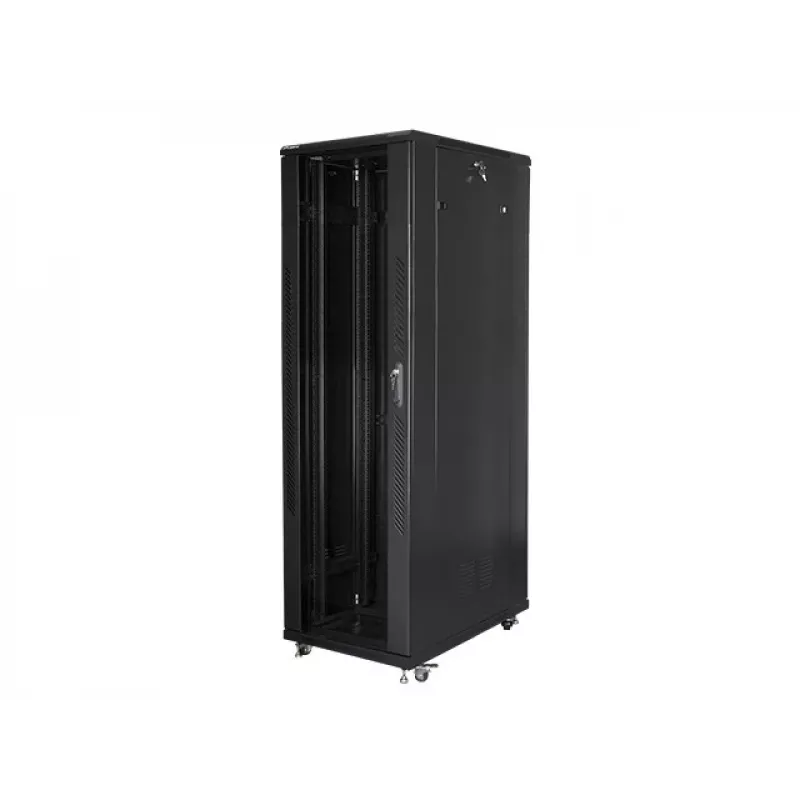 Lanberg | 19-inch vrijstaande rackkast 42U/800x1000 (flat pack) | FF01-8042-12B | zwart