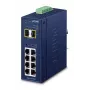 Managed switch PLANET IP30 industrial L2/L4 8-poorts Gigabit Ethernet 10/100/1000
