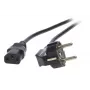 EFB-Elektronik netsnoer randaardestekker 90°- C13 180° zwart 5,0 m, 3 x 1,00 mm² Fabrikant: EFB Elektronik (EK504.5V2)