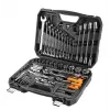 Dopsleutel 1/4, 1/2, set met 77, CrV