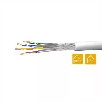 Ethernet-installatiekabel Draka Cat.7 S/FTP UCH74P100 100 m