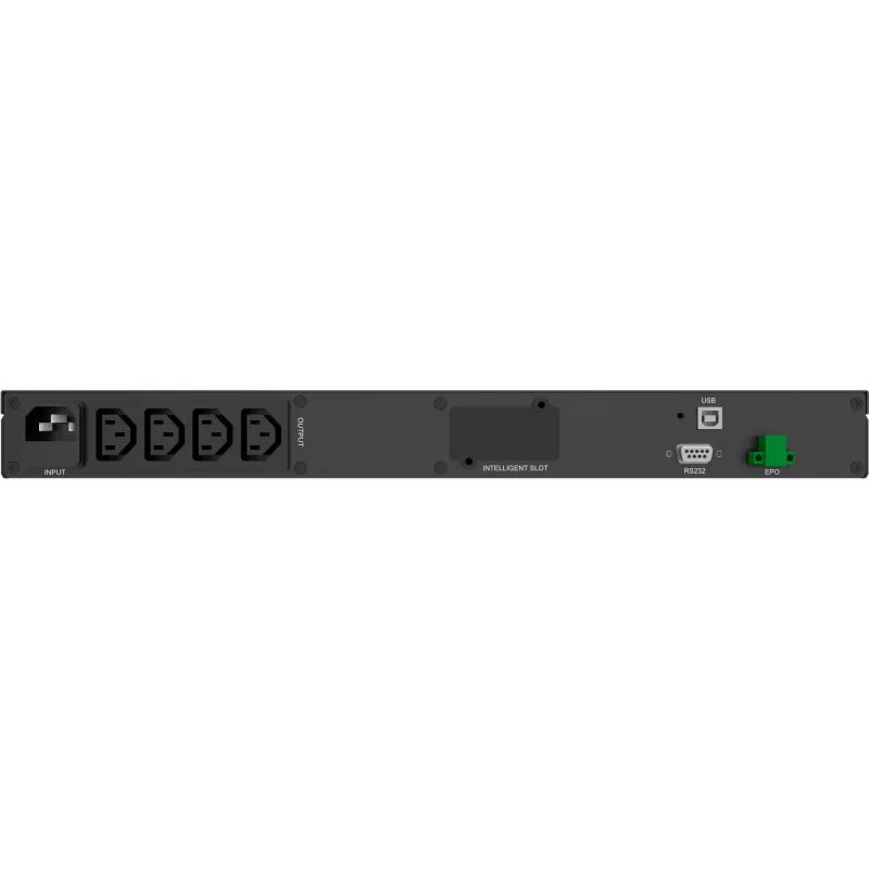 PowerWalker VI 500 R1U UPS (noodstroomvoeding) Line-Interactive 0,5 kVA 300 W 4 AC-uitgangen