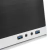 SilverStone SUGO SG13 - desktop - Mini-DTX - zonder voeding (AT / PS/2) - zwart, wit - USB/audio (SST-SG13WB-Q)
