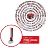 Power X-Change acculamp TE-CL 18/1000 S Li - Solo, 18 volt, LED-lamp rood, zonder accu en oplader