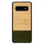 Smartphonehoesje man and wood voor Samsung Galaxy S10 Plus — bamboebos zwart