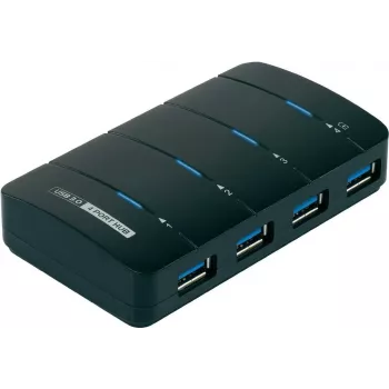 Renkforce 4-poorts USB 3.0-hub, zwart
