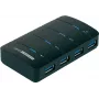 Renkforce 4-poorts USB 3.0-hub, zwart