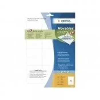 HERMA 10007 Movables universele etiketten 63,5 x 38,1 mm, wit