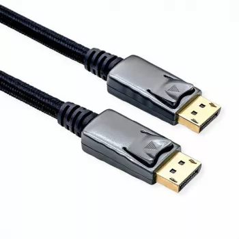ROLINE 11.04.5867 DisplayPort-kabel 2 m zwart - zilver (11.04.5867)