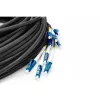 Digitus vooraf geassembleerde glasvezel universele breakout-kabel, 12 vezels, LC/UPC, 50 m
