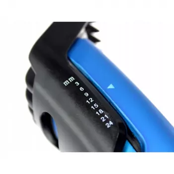 Haartrimmer BLAUPUNKT HCC401 — verstelbaar 3–24 mm, oplaadbaar, zwart/blauw