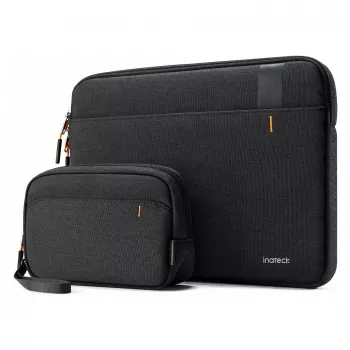 Laptophoes Inateck LB01011-13S voor 13-inch laptops met accessoiretas, zwart