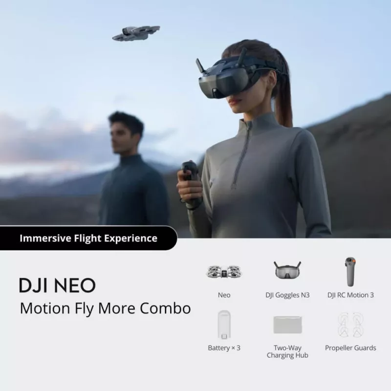 Quadcopter DJI Neo Motion Combo 4 rotoren 12 MP 3840 x 2880 pixel