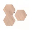 Sfeerverlichting Nanoleaf Elements Houtlook Hexagon Uitbreidingspakket 3 stuks