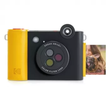 Sofortbildkamera Kodak SMILE+ 2x3 zwart — draagbare instantcamera met 2×3-afdrukken