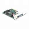 DeLOCK PCI Express x4-kaart naar 2 x externe USB 10 Gbit/s Type-A bus low profile