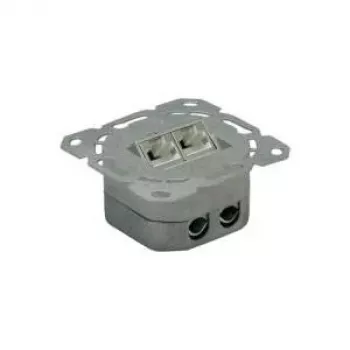 VALUE Cat.6a contactdoos, 2x STP, inbouw, verticaal, wit (25.99.8491)