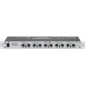 Mengpaneel Omnitronic ZD-250 5-kanaals, 19-inch rack