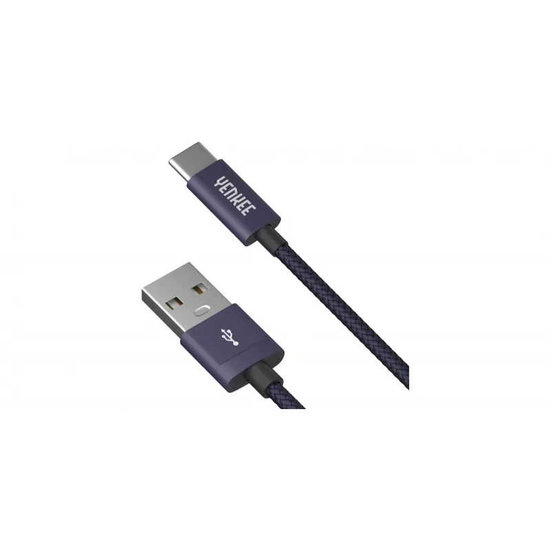 YENKEE YCU 301 BE USB-A 2.0/USB-C-kabel 1m lila