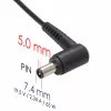 Akyga AK-ND-05 notebookvoeding 19,5 V / 3,34 A, 65 W, 7,4 x 5,0 mm stekker met pin, voor Dell