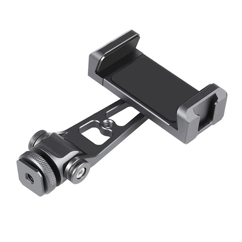 Puluz PU3207B zwenkbare telefoonhouder, universele 1/4 inch montage, zwart