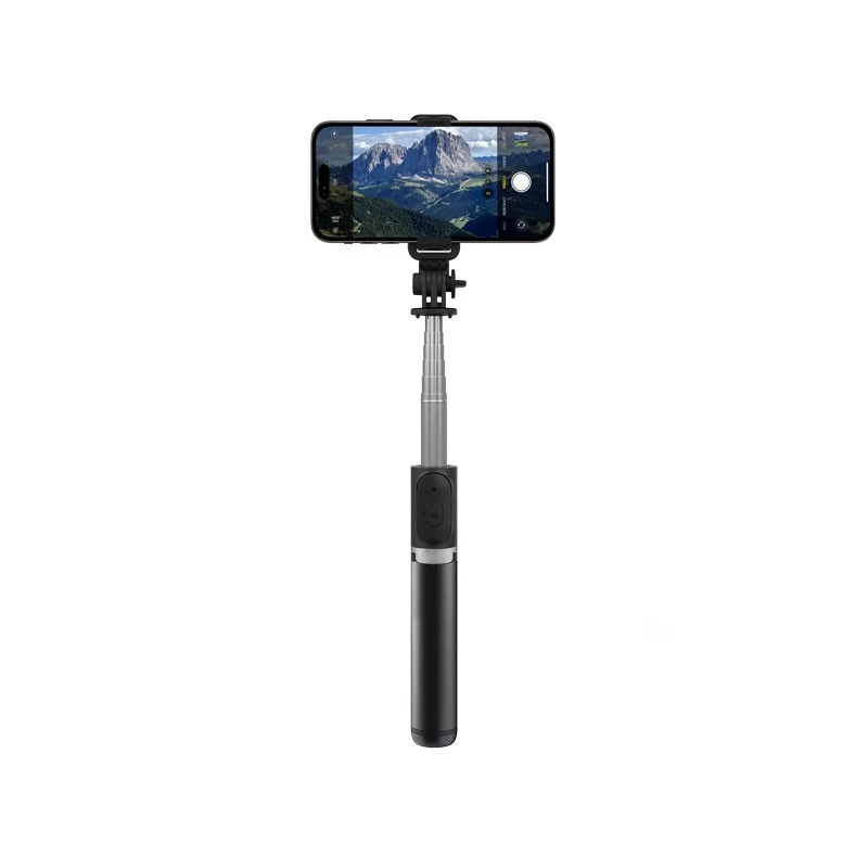 SelfieGo compacte selfiestick Bluetooth-statief (20-101 cm) Crong CRGSGL1B
