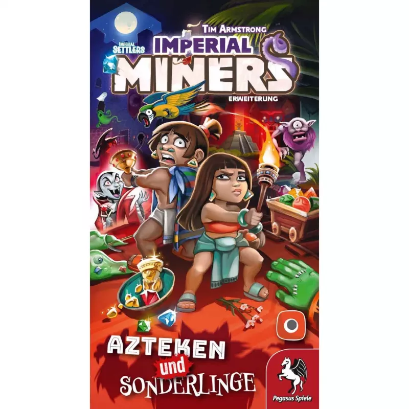 Imperial Miners: Azteken en zonderlingen, bordspel-uitbreiding