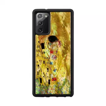 Hoesje iKins voor Samsung Galaxy Note 20 – zwart kiss-design