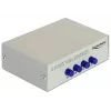 DeLock switch VGA 4 poorts handmatig bidirectioneel - beeldschermschakelaar - 4 x VGA - desktop (87635)