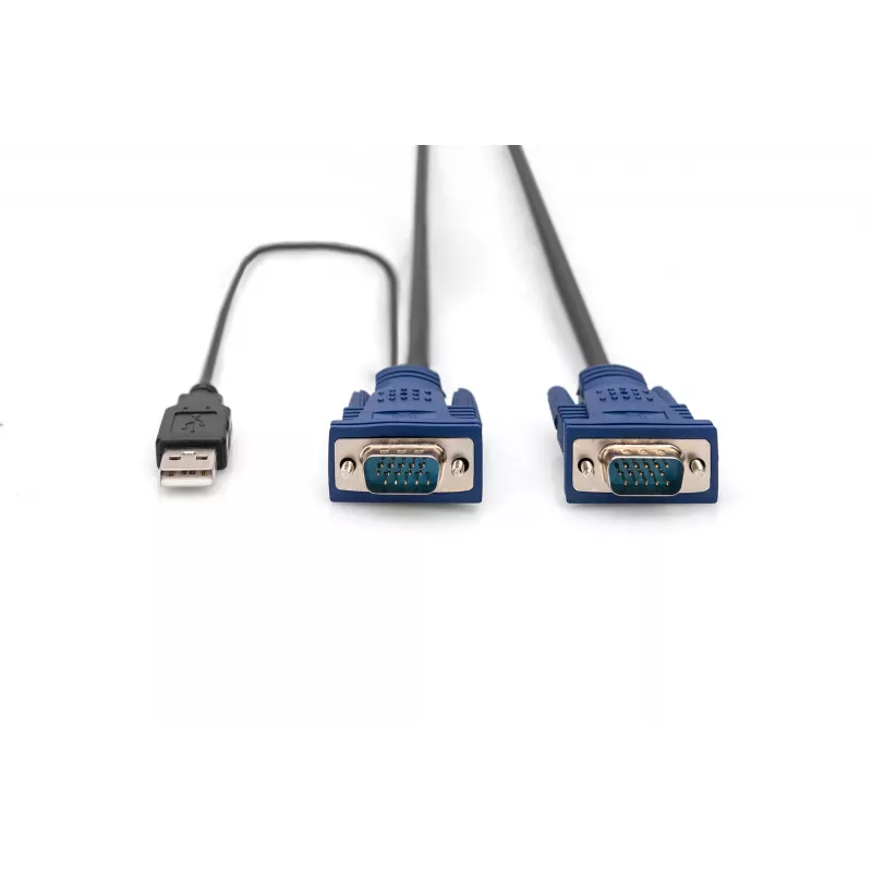KVM-kabel USB Digitus DS-19232 3m PS/2