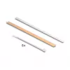 DeLOCK 67060 19-inch D-type patchpanel met trekontlasting, 8 poorten gecentreerd, 1HE, zwart