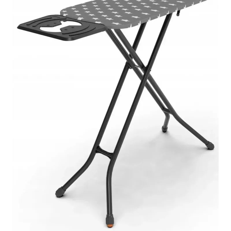 STRIJKPLANK 120x38cm PROMIS PKD50 STAR stevig met in hoogte verstelbare stabiliteit