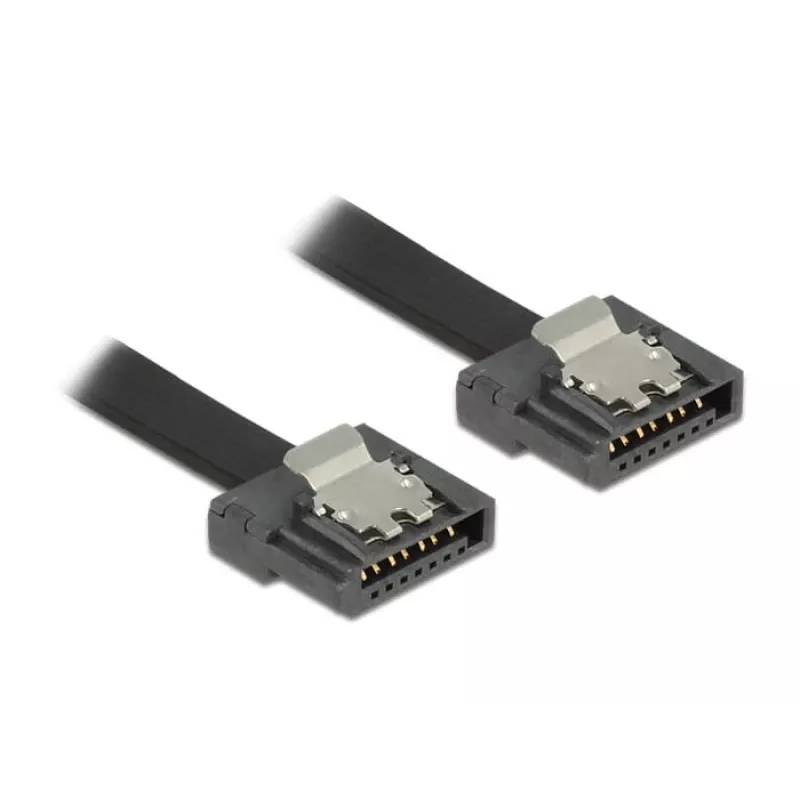 SATA-kabel DeLOCK 83841 0,5 m SATA III 7-pins zwart