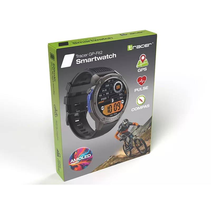 Tracer 47639 GP-Fit2 smartwatch zwart