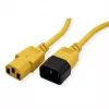 ROLINE 19.08.1532 stroomkabel geel 3 m IEC 320 (19.08.1532)
