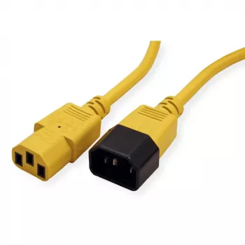 ROLINE 19.08.1532 stroomkabel geel 3 m IEC 320 (19.08.1532)