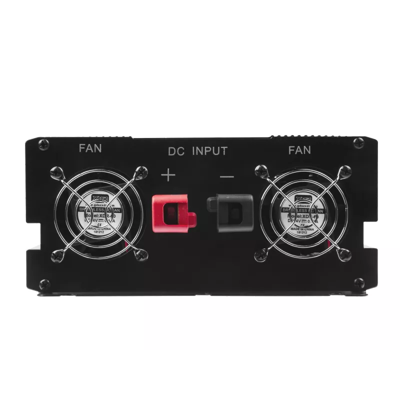 Auto-omvormer Green Cell INV21 6000 W, 24V DC-AC, 230V uitgang, 2x USB PD, actieve koeling, afneembare DC-stekkers, zwart