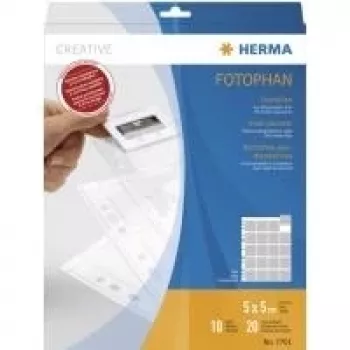 Diahoezen HERMA 7701 voor 35 mm dia's klarfolie 10 vakken