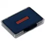 Trodat 6/4750/2 Vervangend stempelkussen, blauw/rood