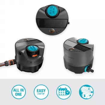 Cirkelsprenger Gardena AquaPrecise zwart blauw grijs 1 stuks