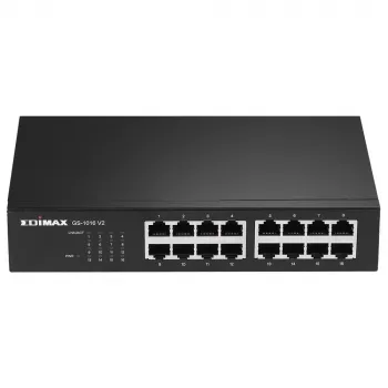 Edimax GS-1016 V2 netwerkswitch managed Gigabit Ethernet (10/100/1000) zwart